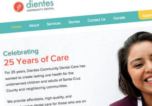 Dientes Community Dental<br/>WordPress & Raizer's Edge